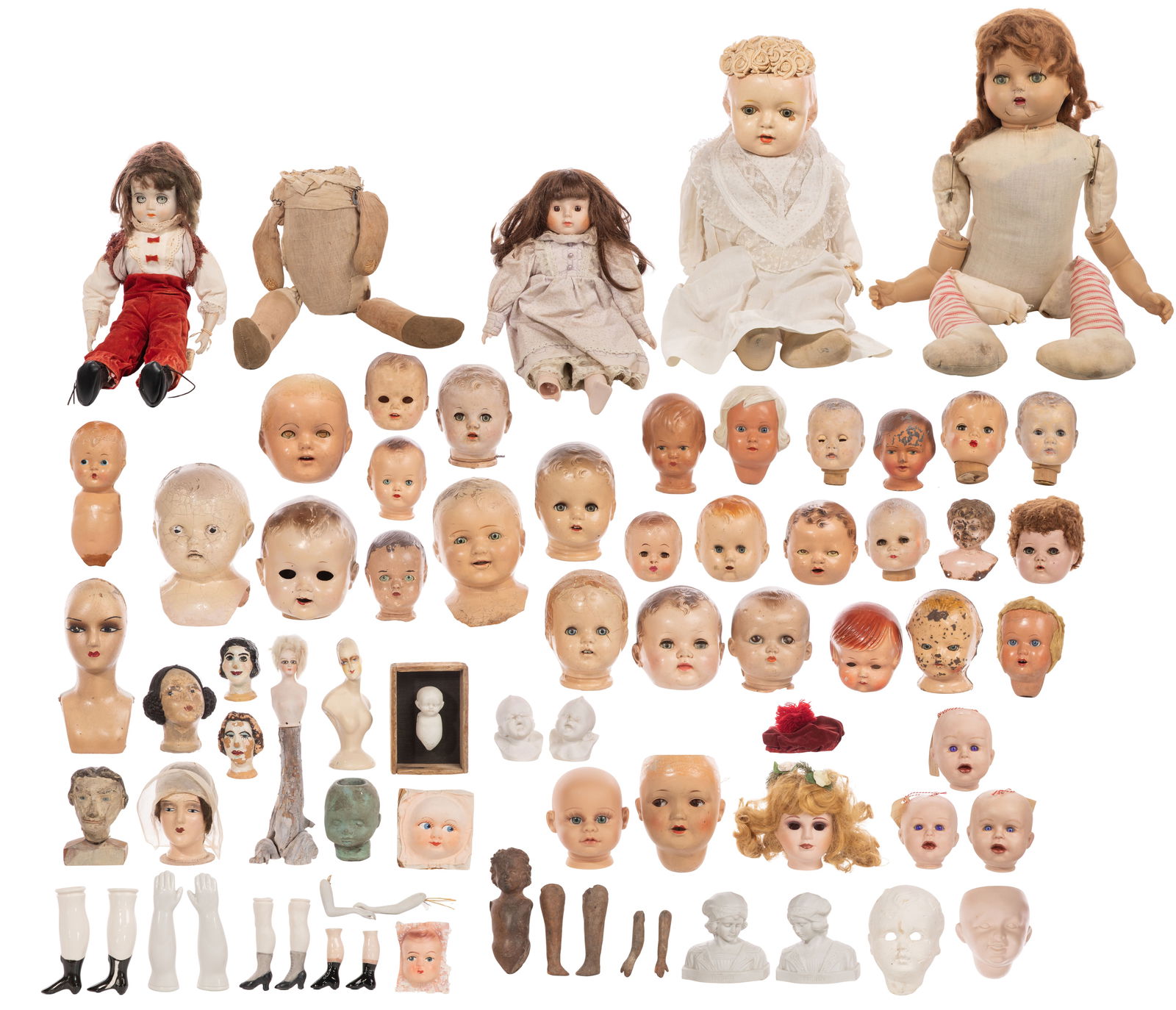 Doll and Doll Part Assortment (1 of 1)