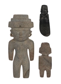Pre-Columbian Stone Figure Assortment