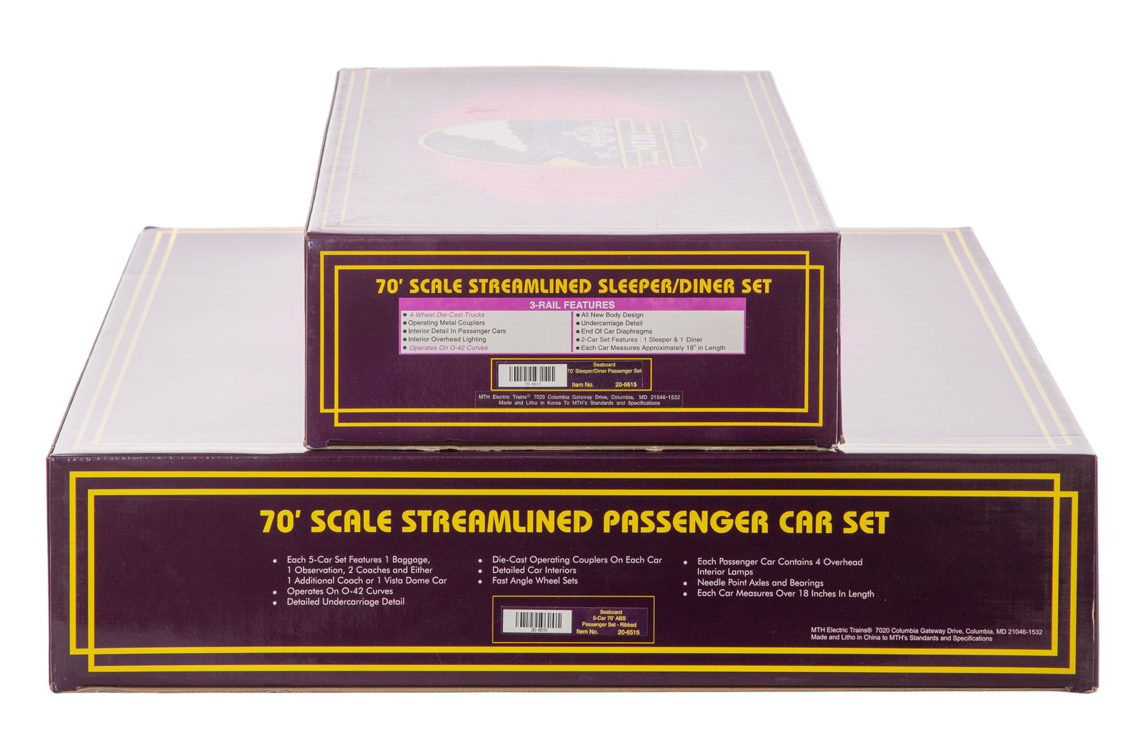 MTH Model Train O Scale Seaboard Train Sets (1 of 1)