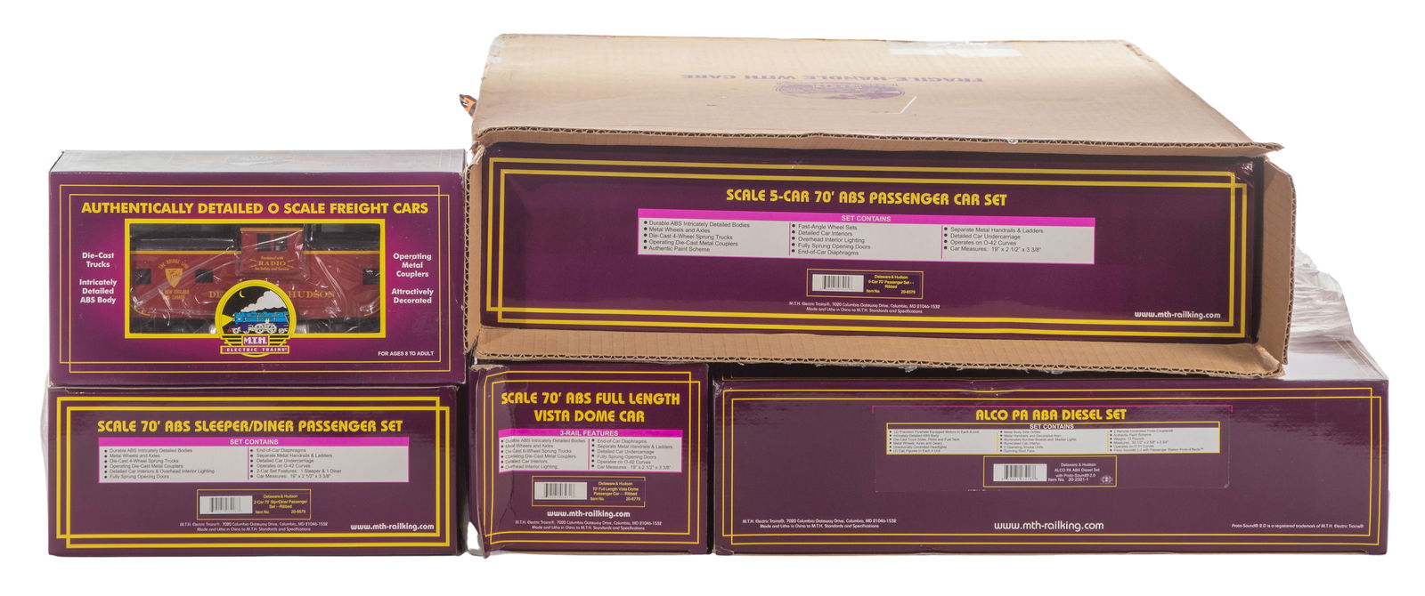 MTH Model Train O Scale Delaware & Hudson Assortment (1 of 1)