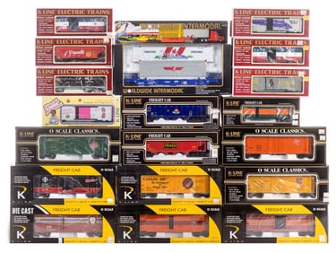K-Line Model Train O Scale Assortment