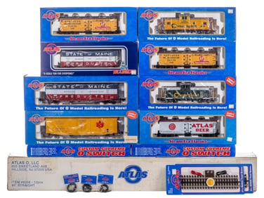 Atlas Model Train and Accessory O Scale Assortment