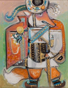 E. Kozak (Ukrainian, 20th Century) Mixed Media on Canvas