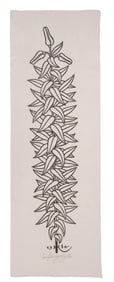 Jacques Hnizdovsky (Ukrainian / American, 1915 - 1985) 'Lily' Woodcut