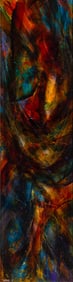 Leonardo Nierman (Mexican, 1932-2023) Acrylic on Hardboard