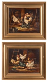 Julian Del Ojo (Spanish, 20th Century) Oils on Panel