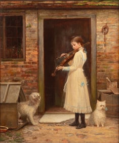 In the Manner of James Charles (British, 1853-1906) Oil on Canvas