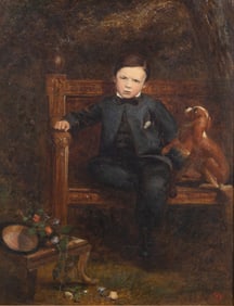 Unknown Artist (American, 19th Century) Oil on Canvas