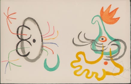 Joan Miro (Spanish, 1893-1983) 'L'Enfance d'Ubu' Lithograph