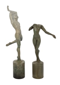 Seth Vandable (American, b.1970) Bronze Figural Sculptures