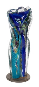 Jim Karg (American, 1942-2018) Art Glass Sculpture
