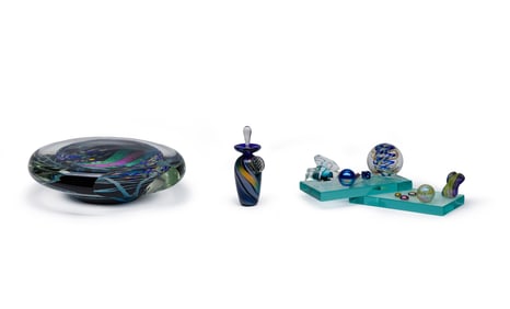 Rollin Karg (American, b.1944) Art Glass Assortment