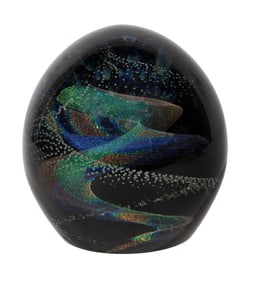 Rollin Karg (American, b.1944) Art Glass Paperweight