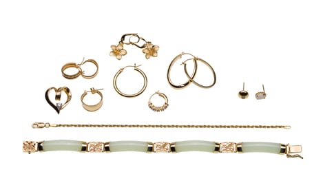 14k Yellow Gold Jewelry Assortment