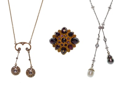 Platinum, 18k and 14k Gold Jewelry Assortment