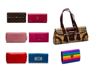 Designer Handbag and Wallet Assortment