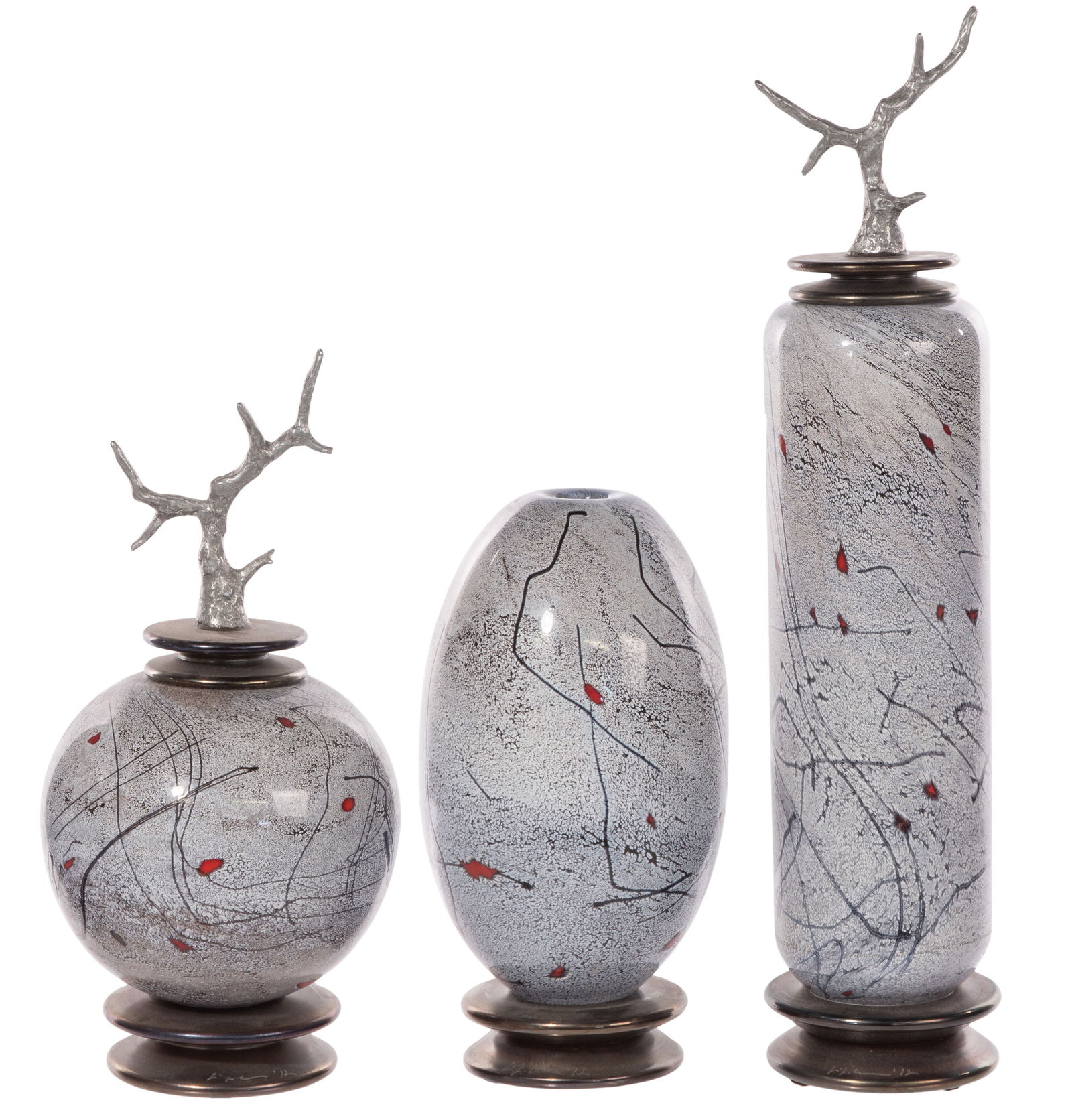 Eric Bladholm (American, 20th Century) for Chicago Glassworks Art Glass Assortment (1 of 2)