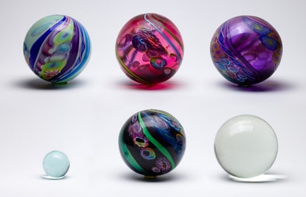 James Nowak (American, b.1956) Glass Orb Assortment