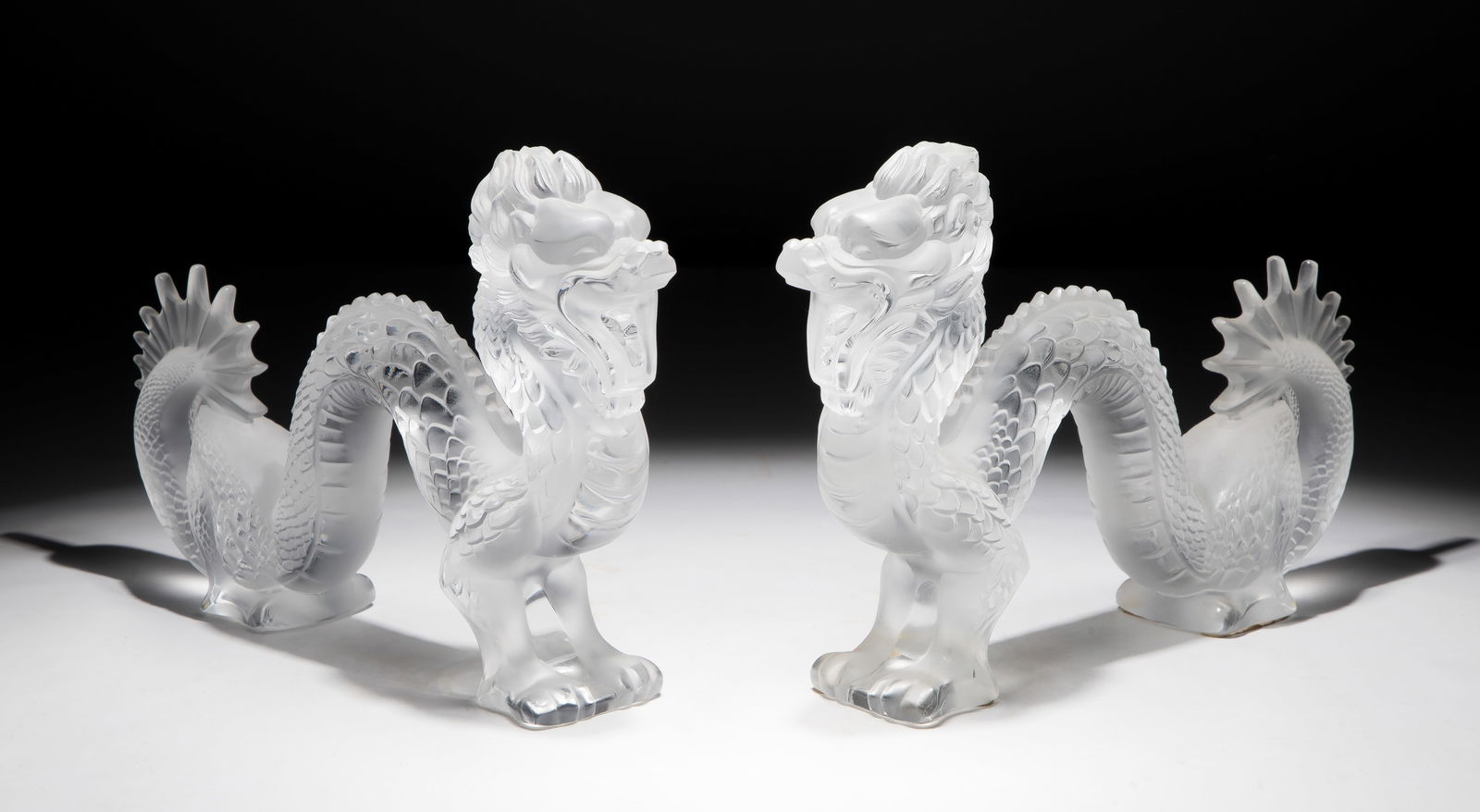 Lalique Crystal Dragons (1 of 3)