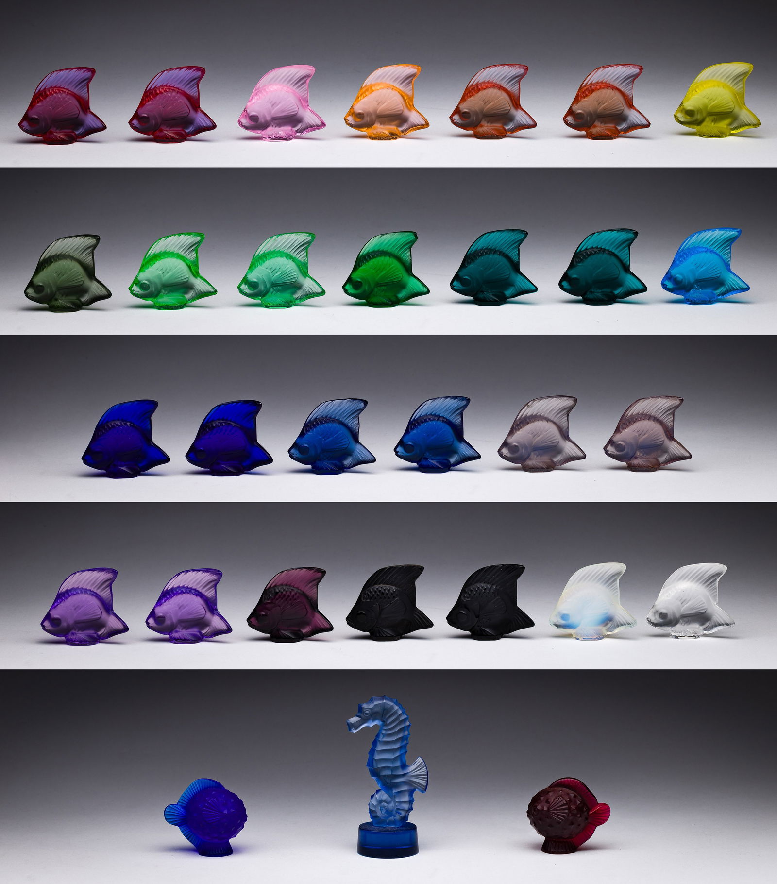 Lalique Crystal Fish Assortment (1 of 1)