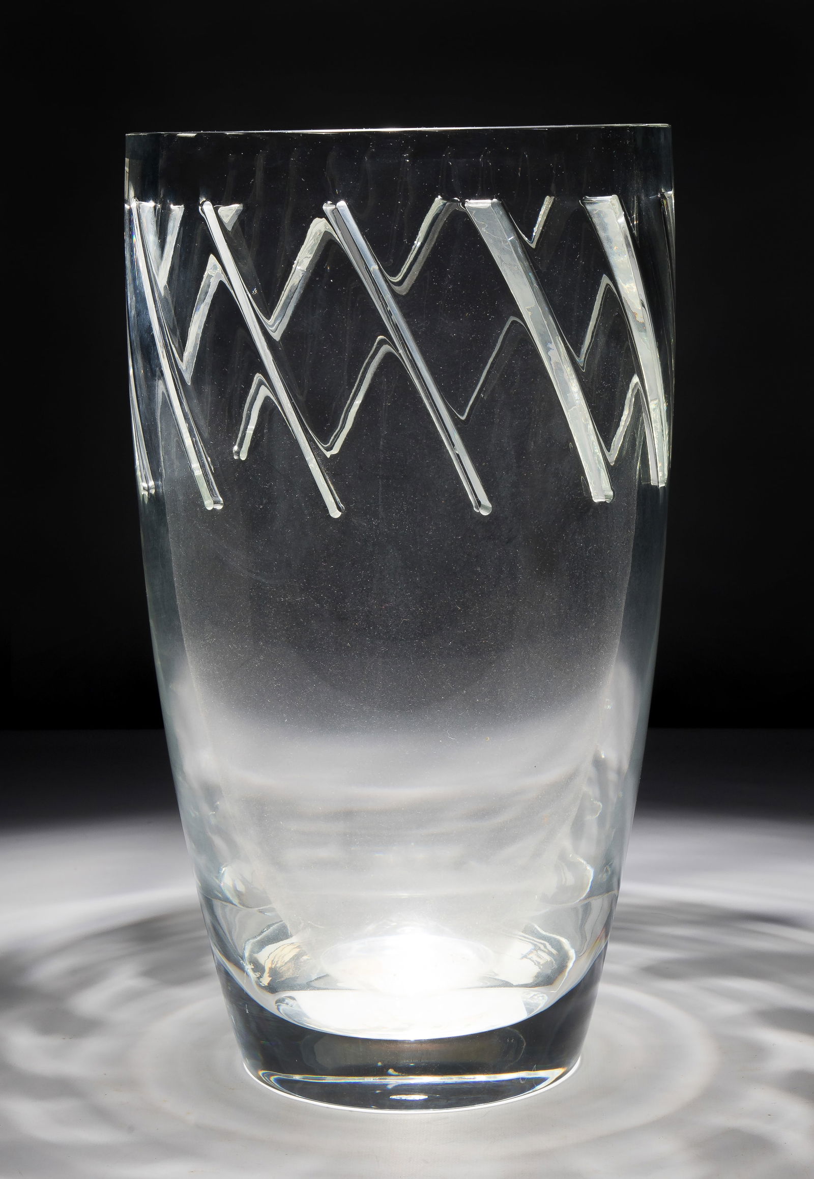 Arik Levy for Baccarat Crystal Intangible Collection Hurricane Vase (1 of 2)