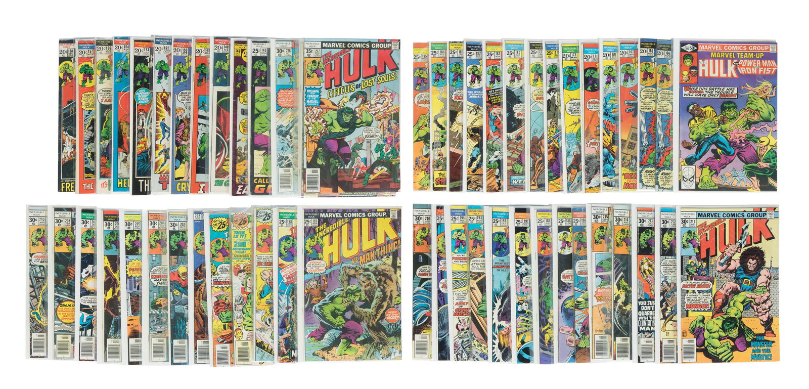 Marvel Bronze, Copper and Modern Age The Incredible Hulk Comic Book Assortment (1 of 2)