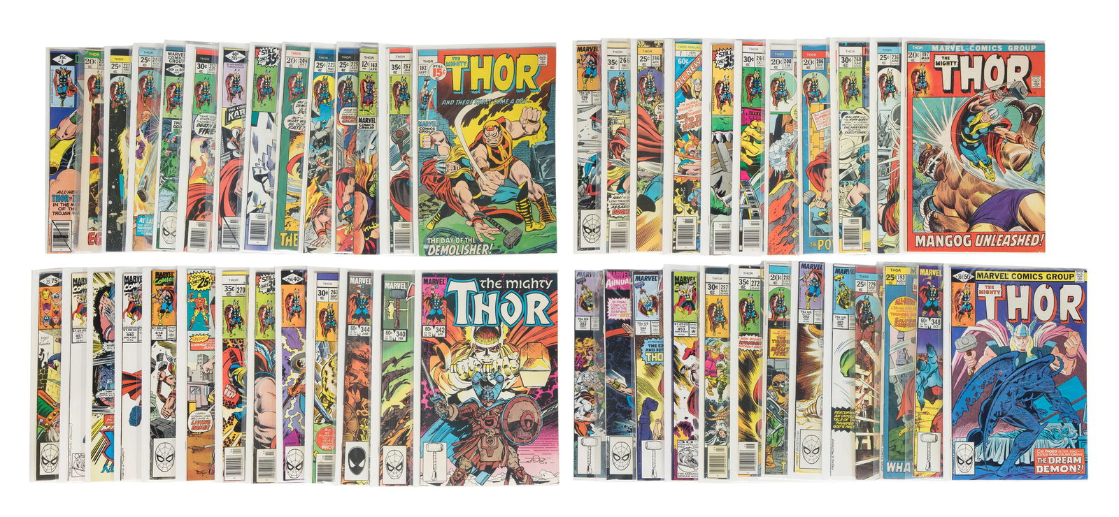 Marvel Bronze, Copper and Modern Age The Mighty Thor Comic Book Assortment (1 of 2)