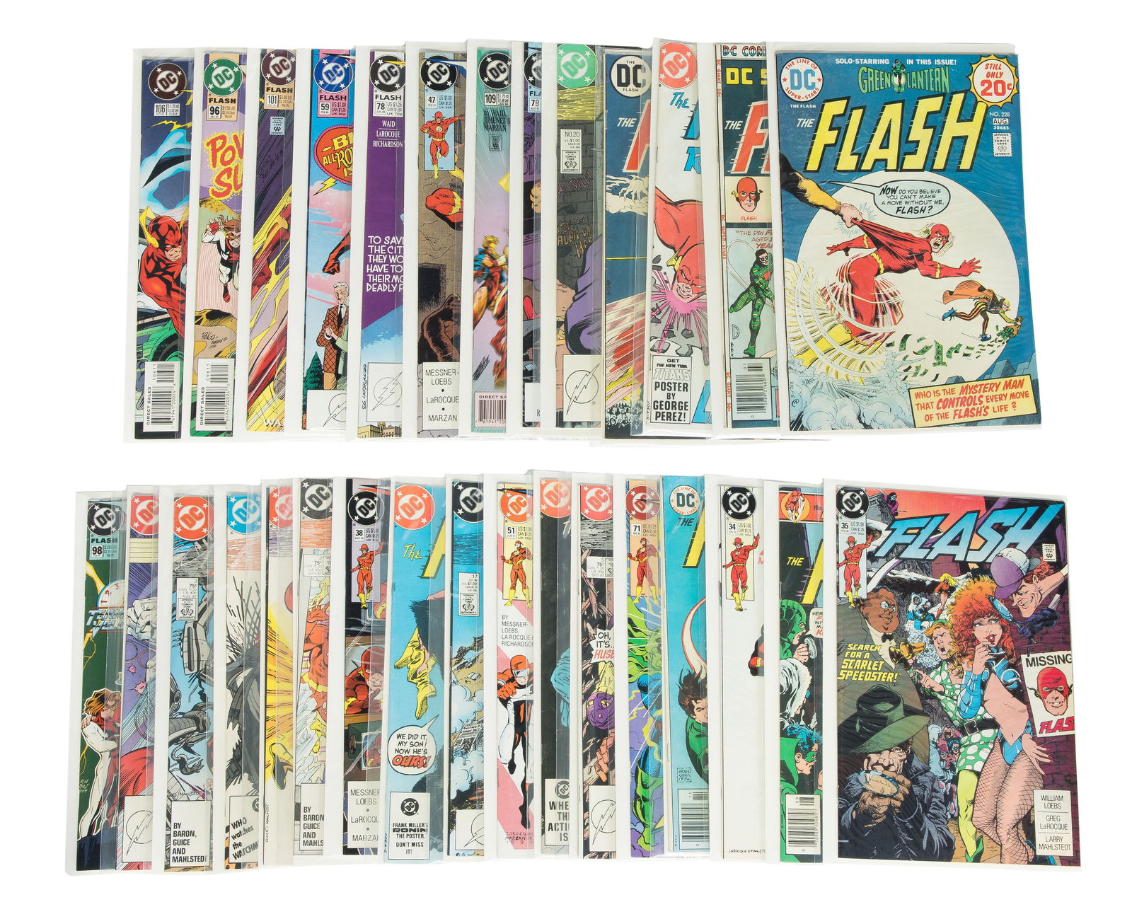 DC Bronze, Copper and Modern Age The Flash Comic Book Assortment (1 of 2)