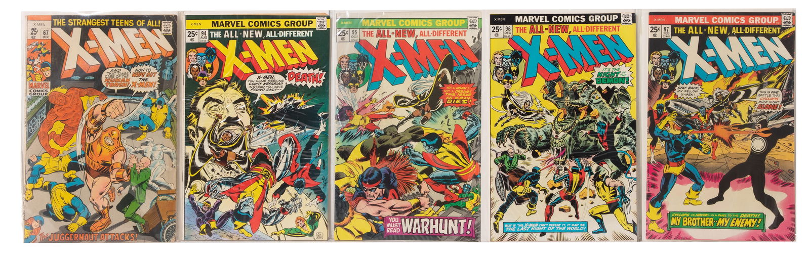Marvel Bronze, Copper and Modern Age The Uncanny X-Men Comic Book Assortment (1 of 3)
