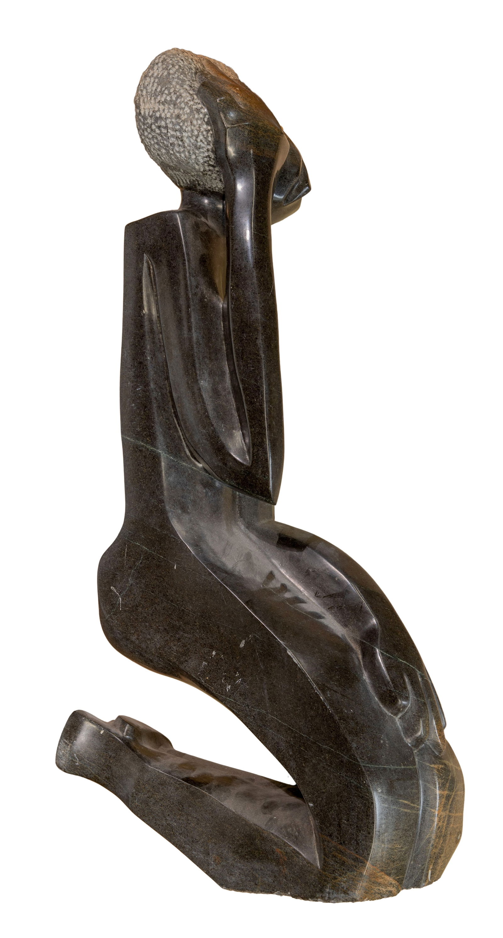 John Dabeti (Zimbabwean, b.1980) Carved Stone Sculpture (1 of 2)