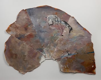 Hubert Scheibl (Austrian, b.1952) Oil on Paper