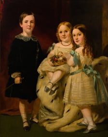 Attributed to Franz Xaver Winterhalter (German, 1805-1873) Oil on Canvas