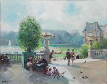 Jules Rene Herve (French, 1887-1981) Oil on Canvas