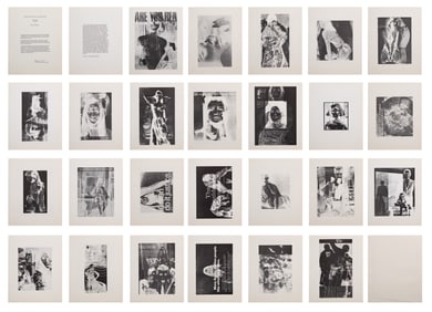 Robert Heinecken (American, 1931-2006) "Are You Rea 1964-1968" Offset Photogram Portfolio