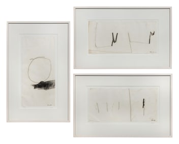 Mira Schendel (Brazilian, 1918-1988) Monotype on Paper Assortment