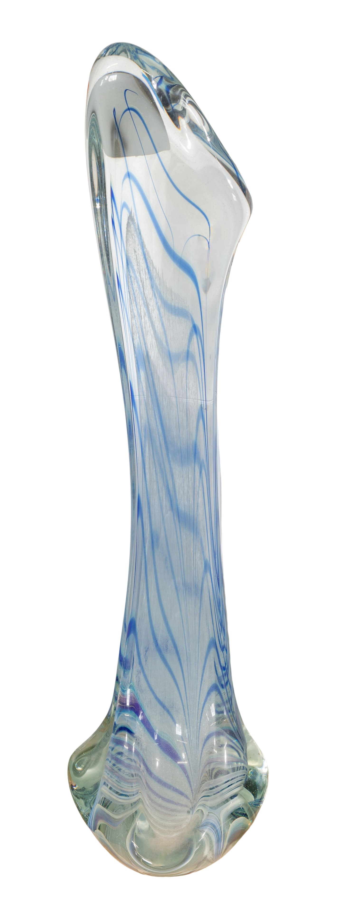 Attributed to Rollin Karg (American, b.1944) Art Glass Sculpture (1 of 2)