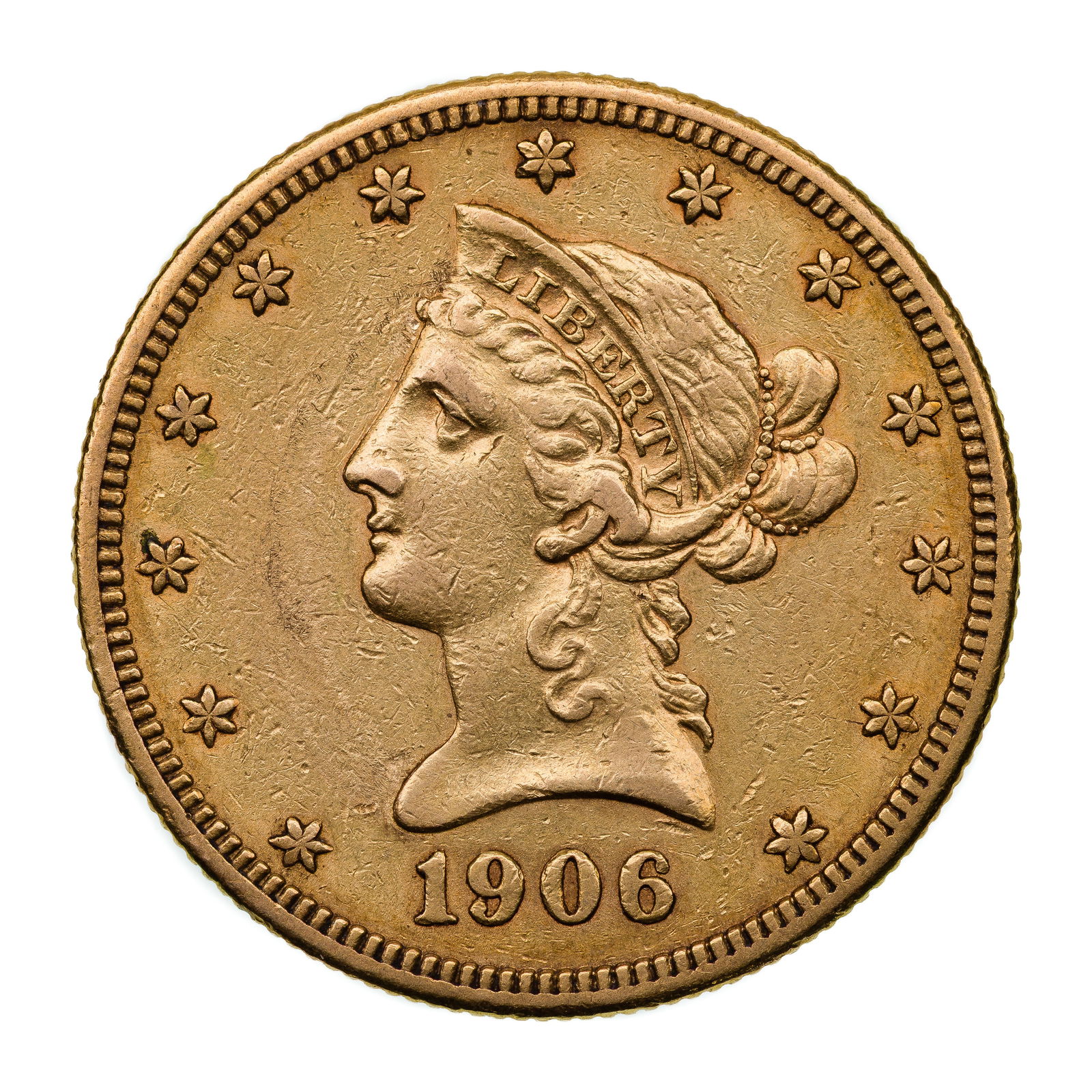 1906-S Liberty $10 Gold Coin (1 of 2)