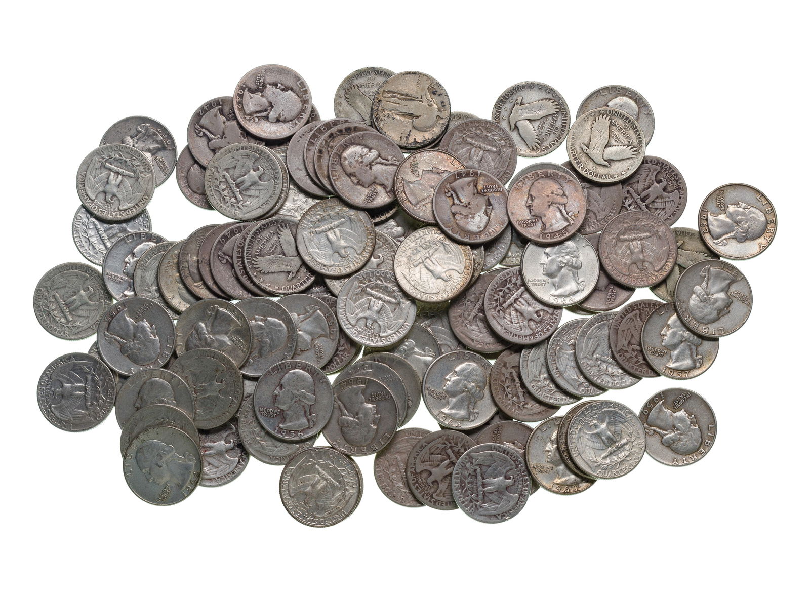 Standing Liberty and Washington 25c Assortment (1 of 1)