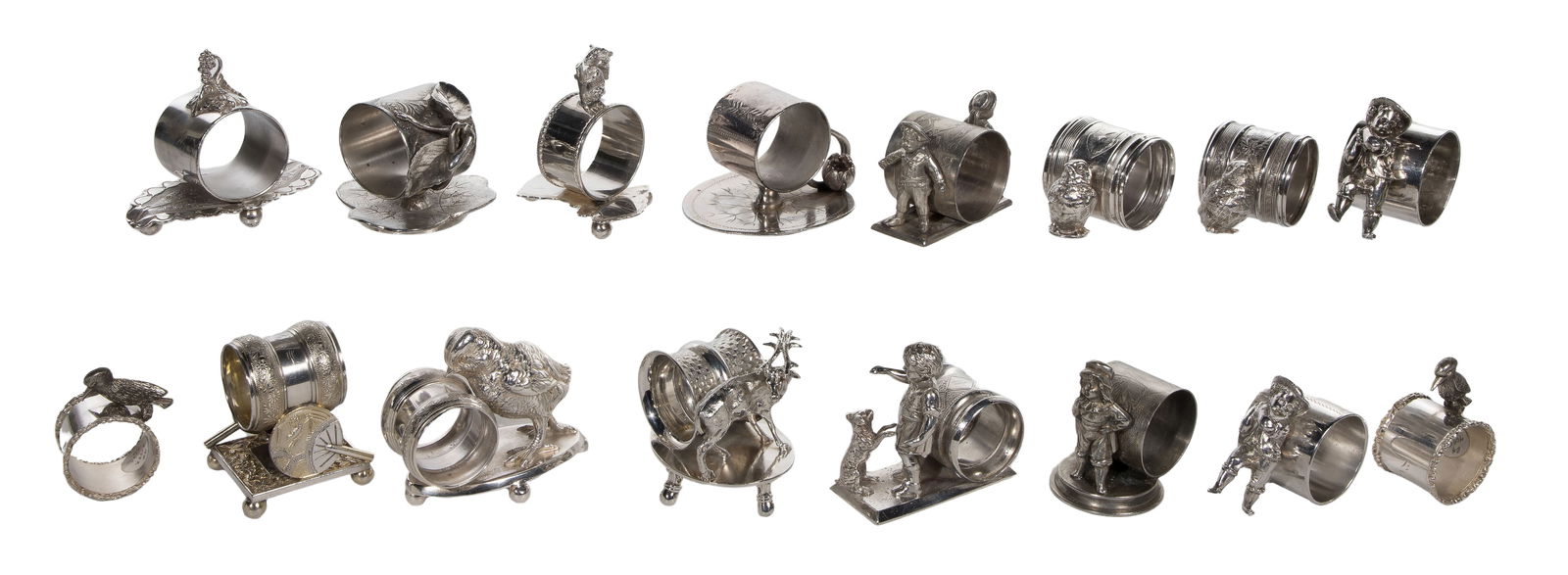 Silverplate Napkin Ring Assortment (1 of 2)