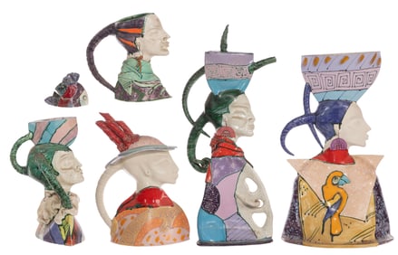 Rasa Saldaitis (Lithuanian, b.1965) Ceramic Assortment
