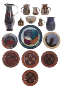 Alan Viglund (American, 1941-2015) Studio Pottery Assortment