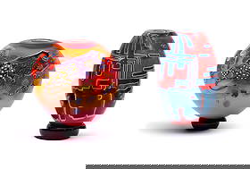 Wes Hunting and Eric Bladholm Art Glass Vases: Wes Hunting and Eric Bladholm Art Glass Vases (2) items including an undated W S Hunting round vase and a 1995 Eric Bladholm footed vase, both signed Property from: a Private Collector, Chicago (Edgew