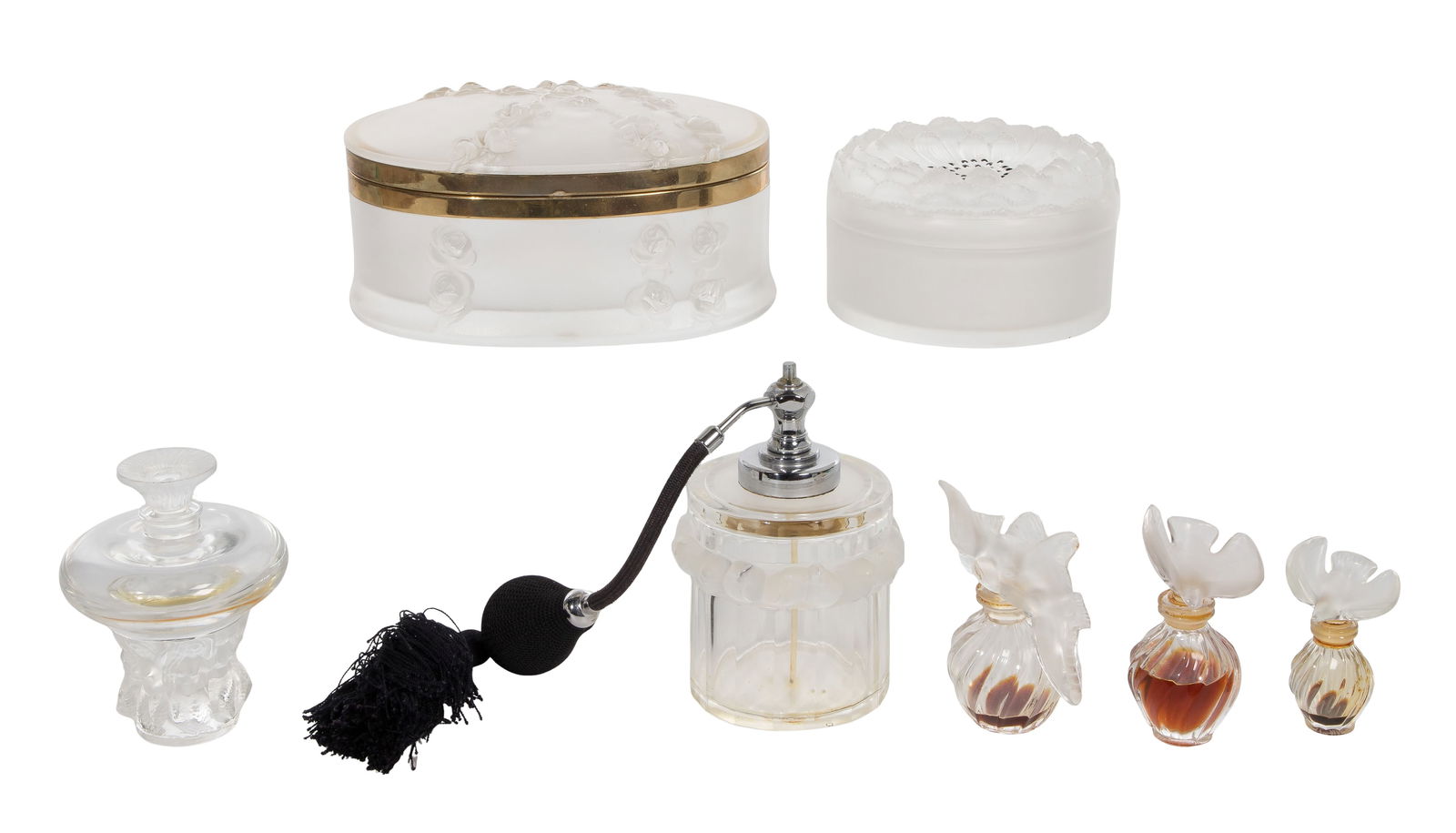 Lalique Crystal Vanity Object Assortment (1 of 1)