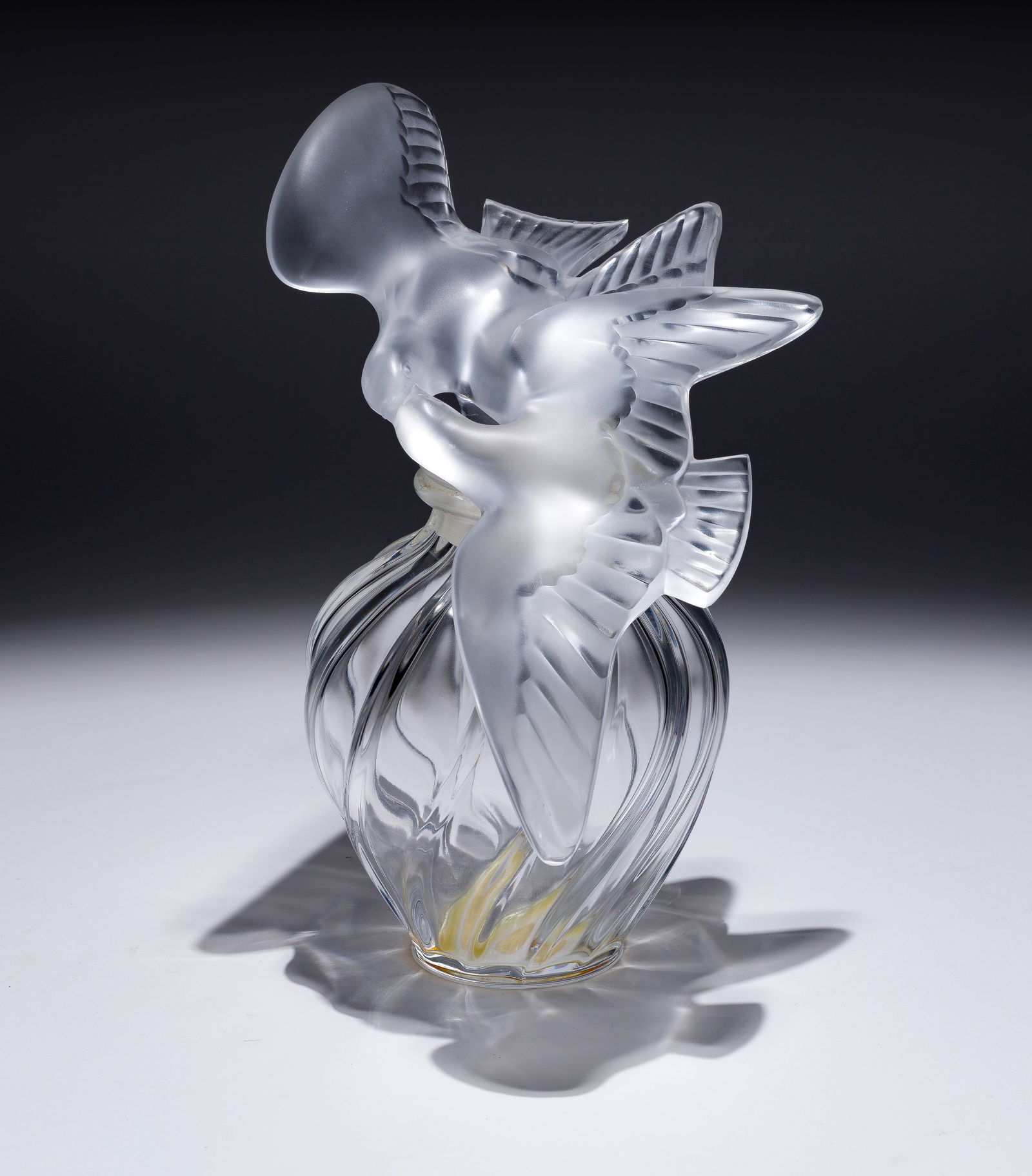 Lalique Crystal L'Air du Temps Perfume Factice Display Bottle (1 of 3)