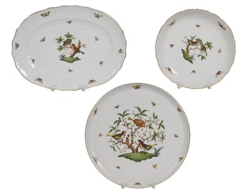 Herend Rothschild Bird Porcelain Assortment