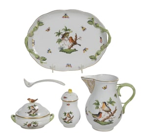 Herend Rothschild Bird Porcelain Assortment