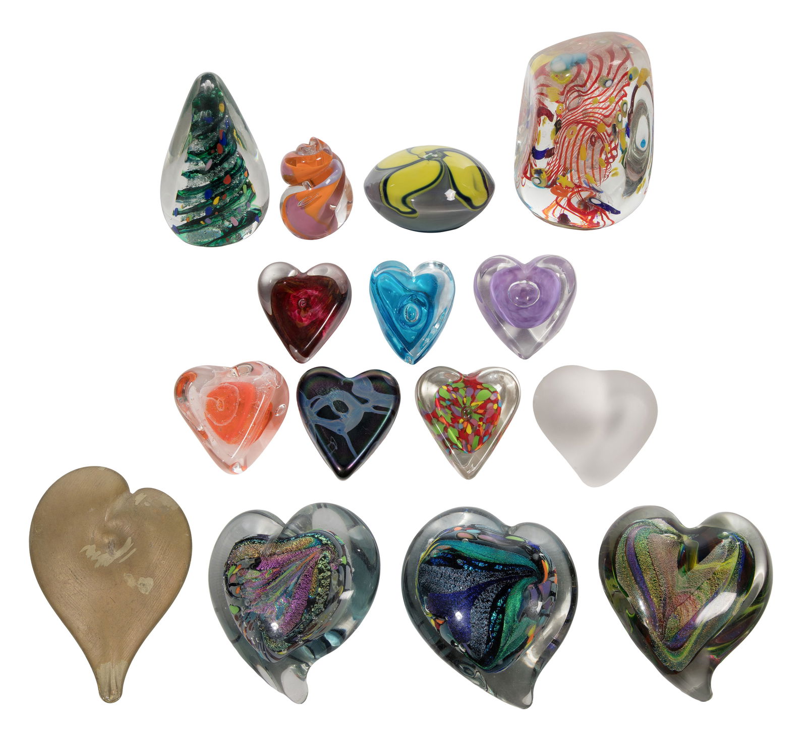 Rollin Karg (American, b.1944) Art Glass Paperweights (1 of 1)