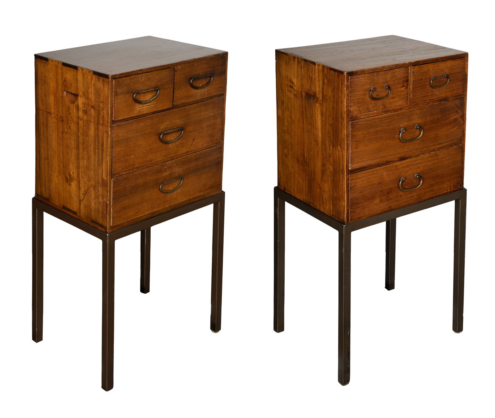 Japanese Hardwood Chests on Frames (1 of 2)