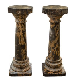 Neoclassical Marble Pedestals