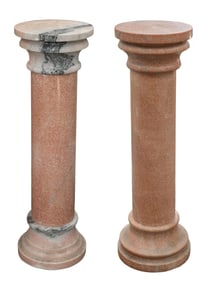 Neoclassical Style Marble Pedestals